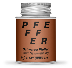 Stay Spiced Pfeffer schwarz 1mm Naturmahlung