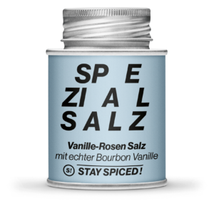 Stay Spiced Rosen-Vanille Salz (FEIN) - echte Vanille