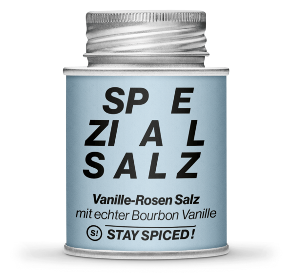 Stay Spiced Rosen-Vanille Salz (FEIN) - echte Vanille