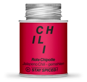 Stay Spiced Jalapeno-Chili rot "Chipotled" gemahlen