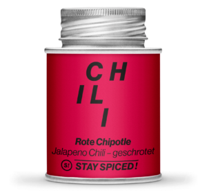 Stay Spiced Jalapeno-Chili rot "Chipotled" geschrotet