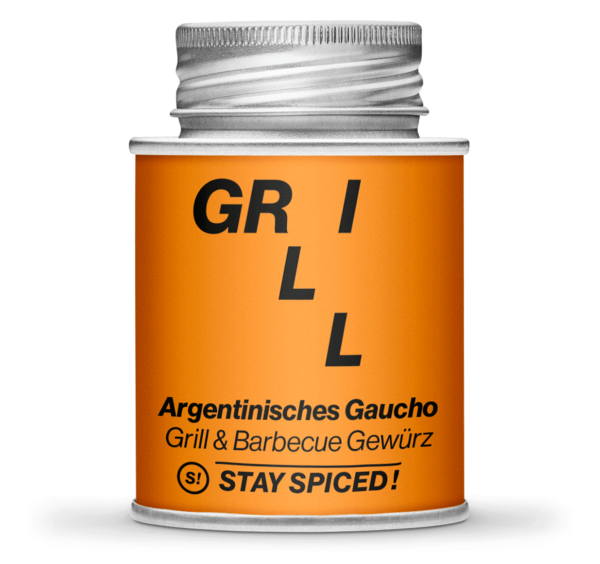 Stay Spiced Argentinisches Gaucho Grill & Barbecue Gewürz 170ml Schraubdose