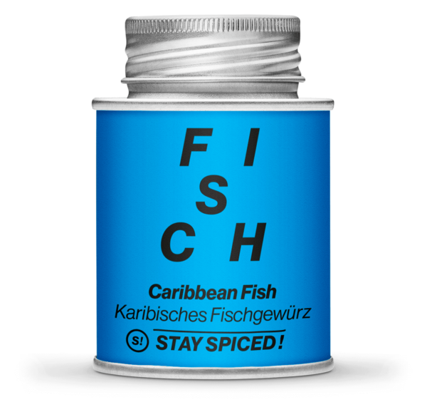 Stay Spiced Caribbean Fish - Karibisches Fischgewürz 170ml Schraubdose