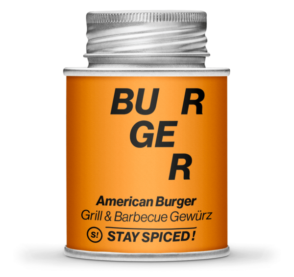 Stay Spiced American Burger - Fleischgewürz 170ml Schraubdose