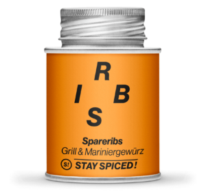 Stay Spiced Spareribs - Grill & Marinadengewürz 170ml Schraubdose