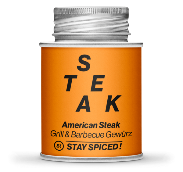 Stay Spiced American Steak - Grill & Barbecue Gewürz 170ml Schraubdose