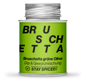 Stay Spiced Bruschetta grüne Olive