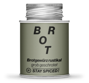 Stay Spiced Brotgewürz "rustikal" grob geschrotet mit Schwarzkümmel